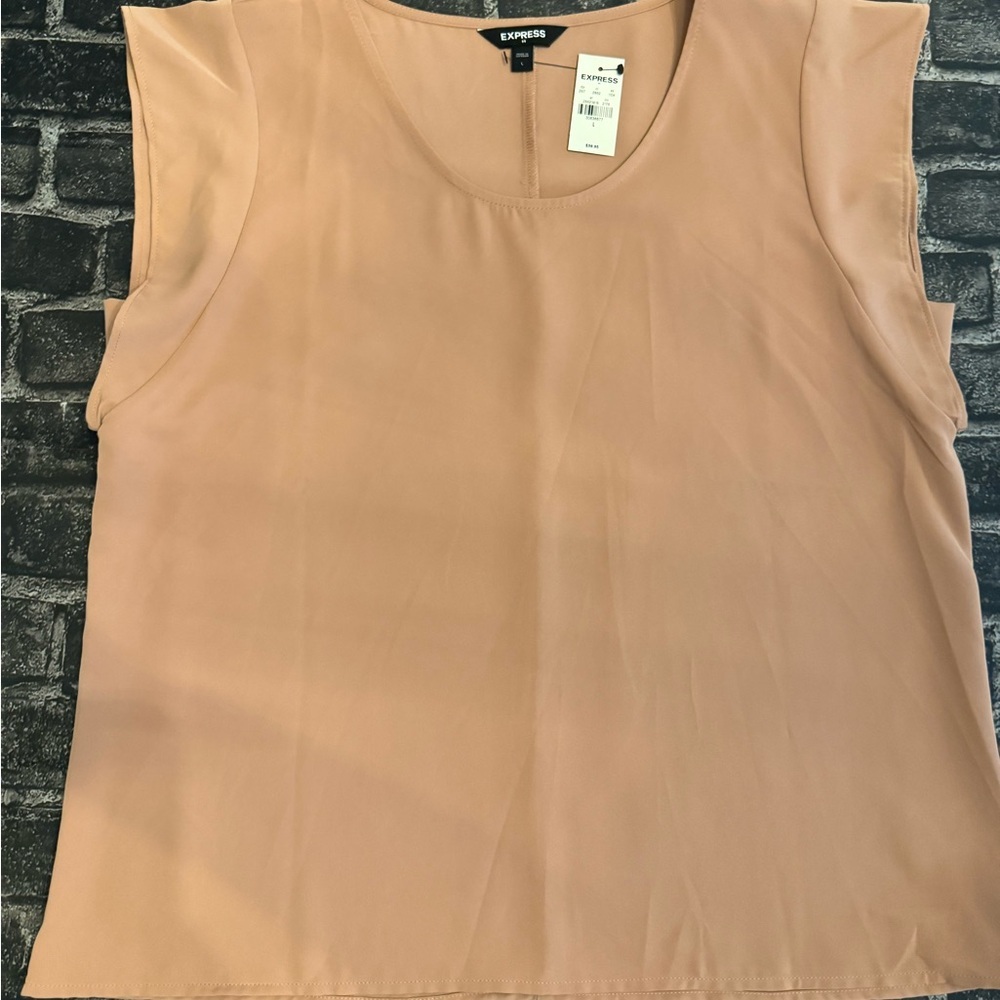 Express Women's Blouse in Soft Tan